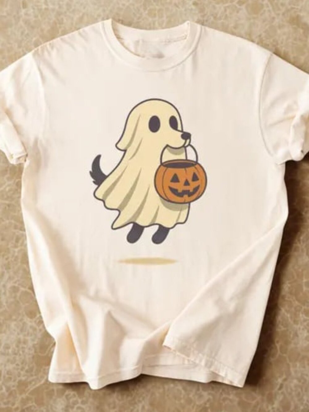 Funny Ghost Dog Shirt, Cute Halloween Tee, Dog Lover Gift For Halloween